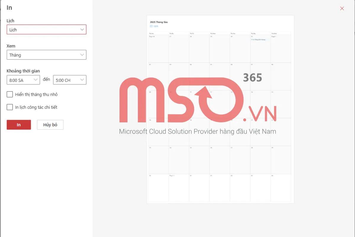 Các cách in nội dung email trong Outlook không mất chữ
