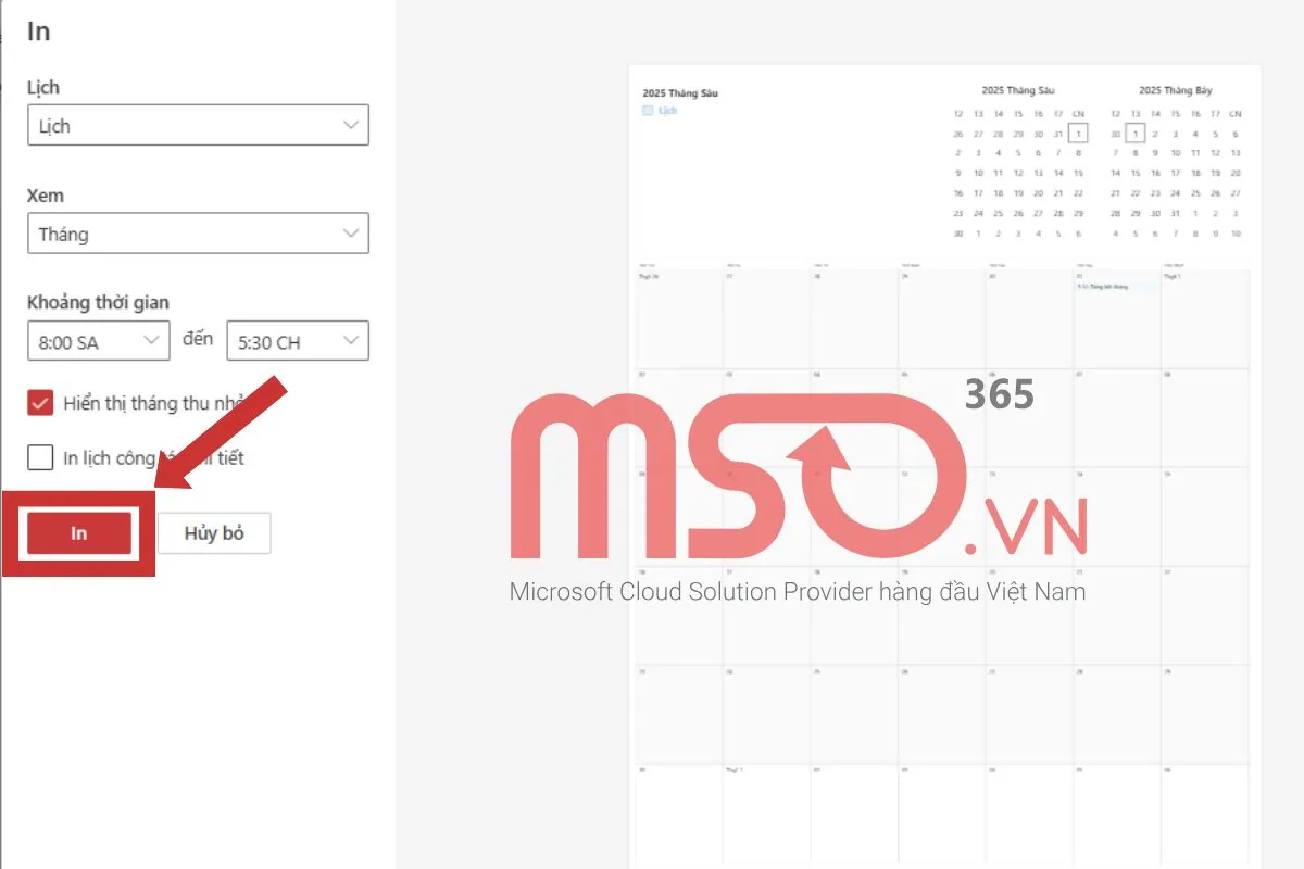 Các cách in nội dung email trong Outlook không mất chữ