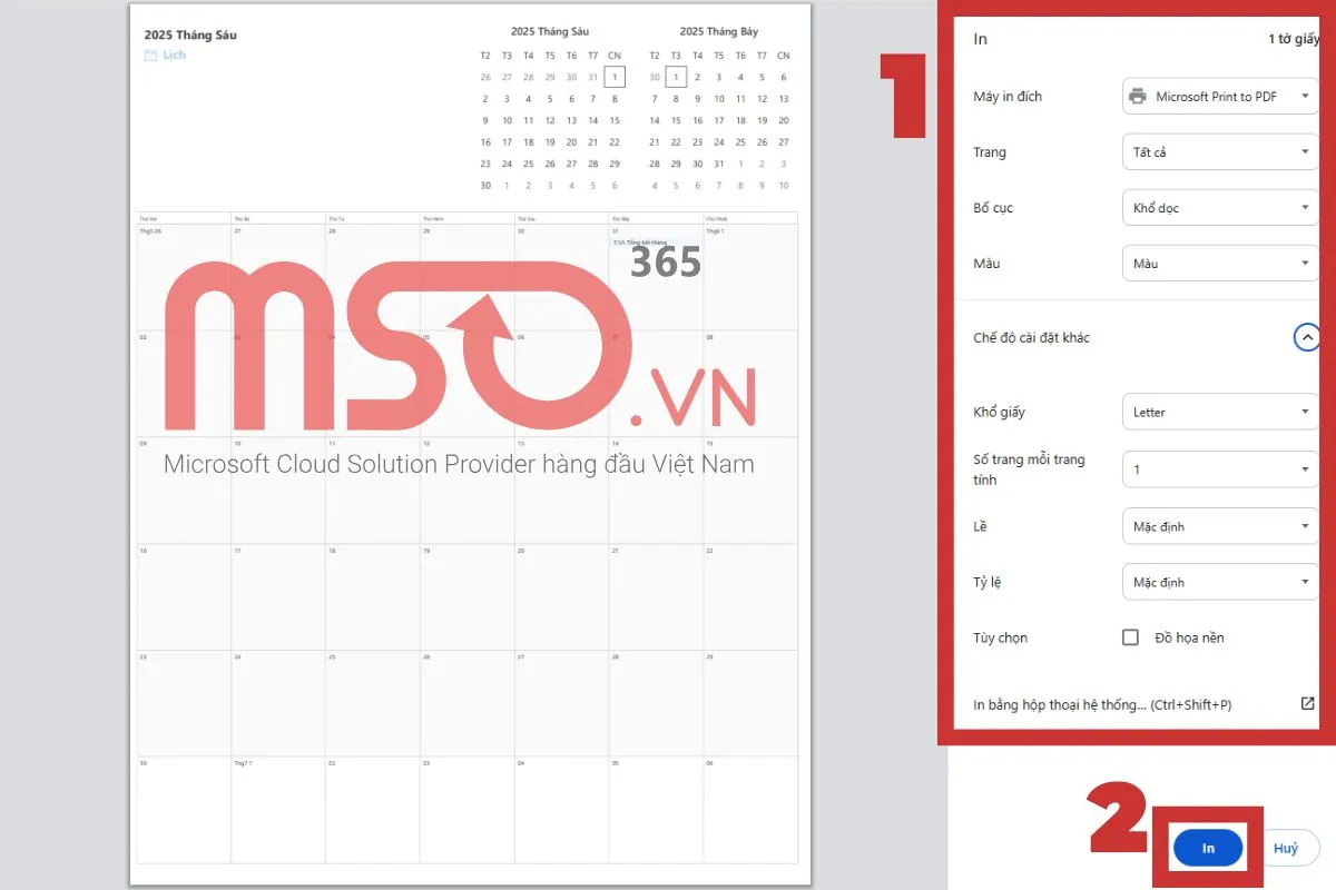 Các cách in nội dung email trong Outlook không mất chữ