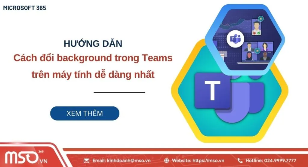 Cách đổi background trong Teams trên máy tính