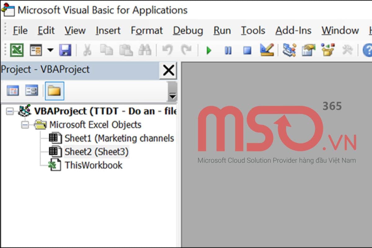 Cách mở khóa file Excel đã quên mật khẩu bằng đoạn script