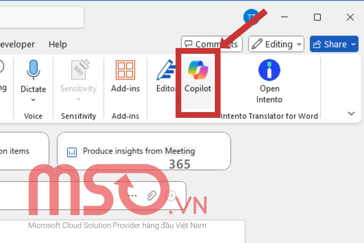 Hướng dẫn sử dụng Copilot trong Microsoft Word cơ bản