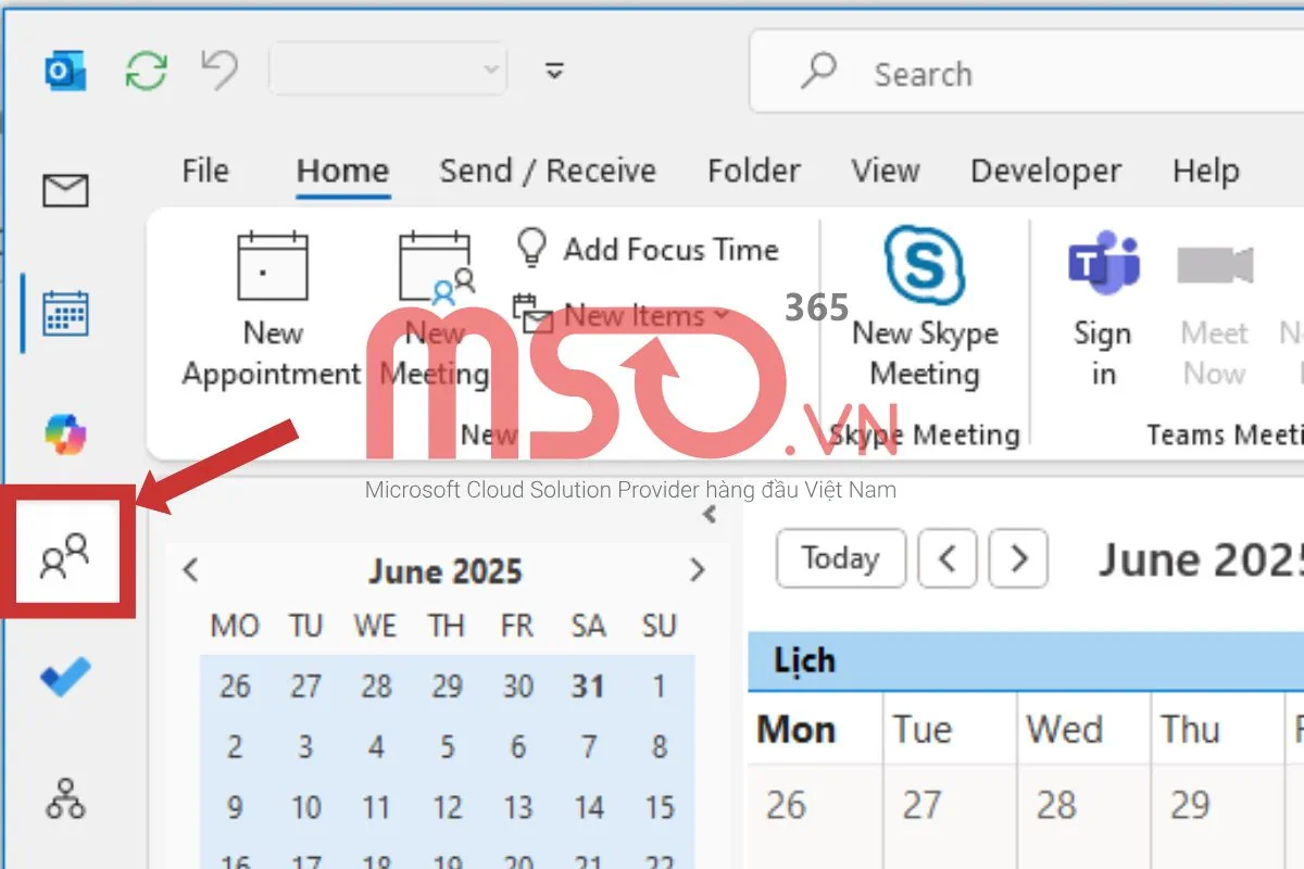 Hướng dẫn cách in email trong Outlook cổ điển