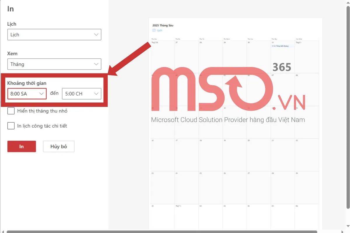 Hướng dẫn cách in email trong Outlook mới