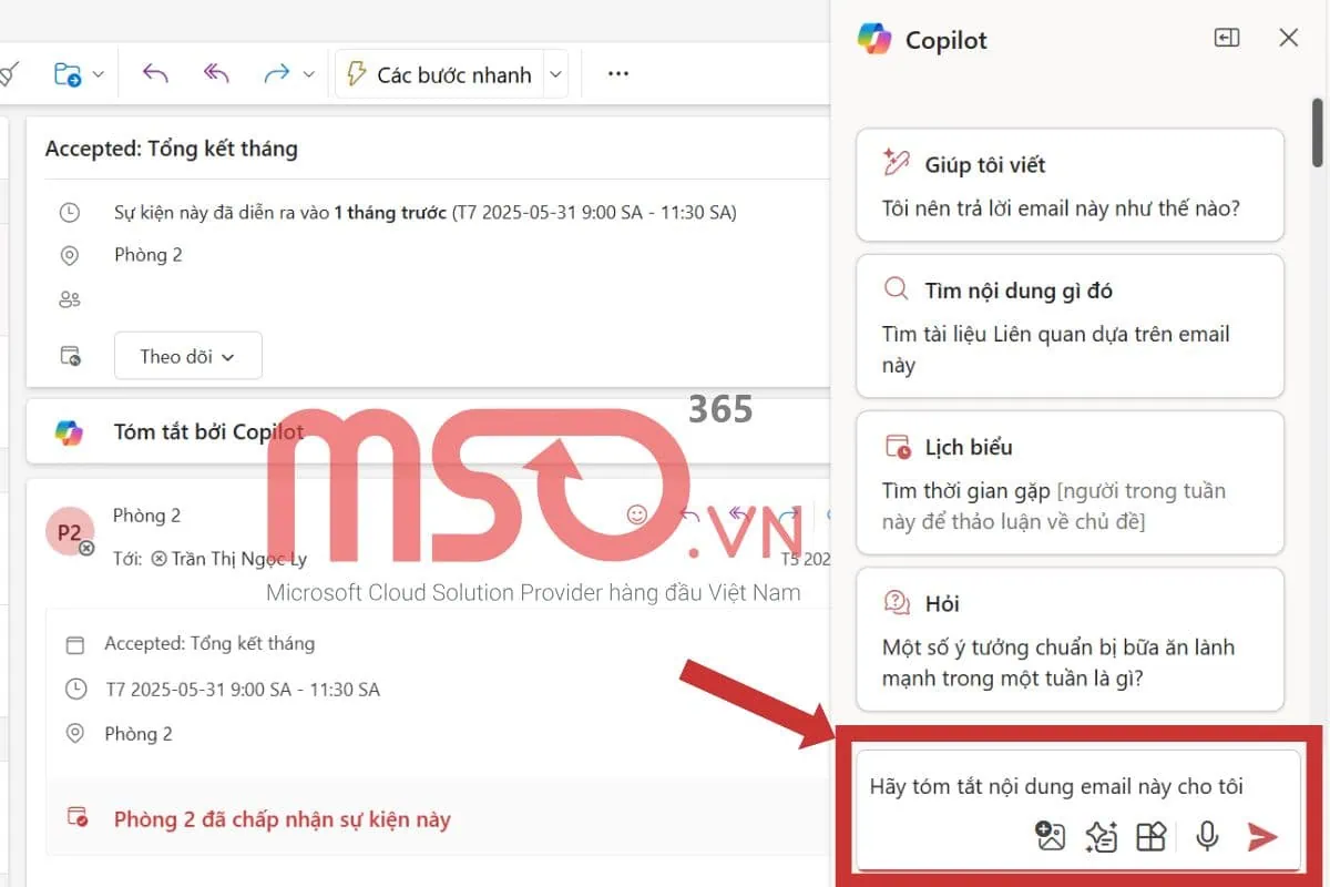 Hướng dẫn sử dụng Copilot danh cho bán hàng