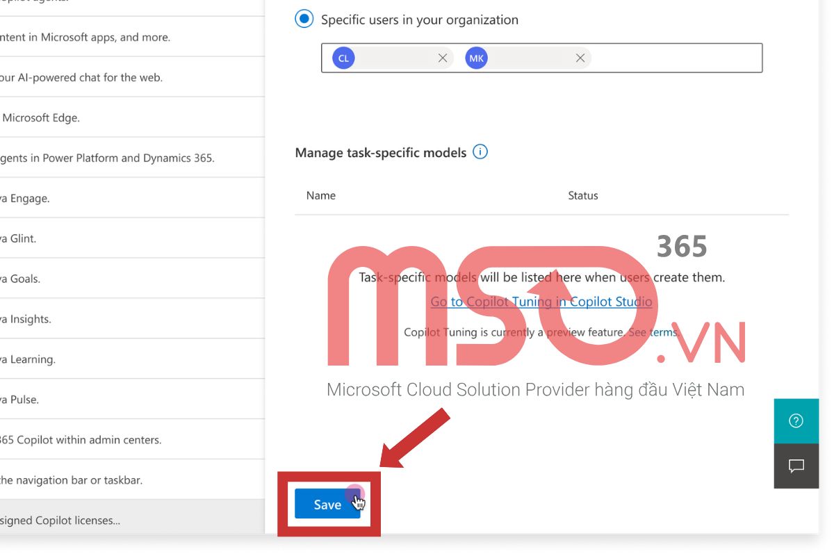 Hướng dẫn tham gia Microsoft 365 Copilot Tuning