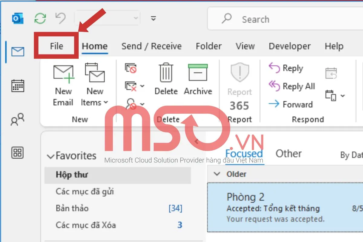 Hướng dẫn các cách sửa lỗi Outlook gửi mail vào Outbox