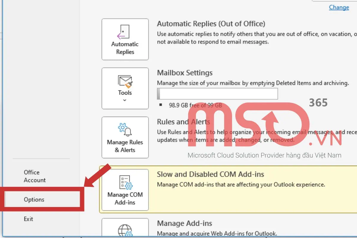 Hướng dẫn các cách sửa lỗi Outlook gửi mail vào Outbox