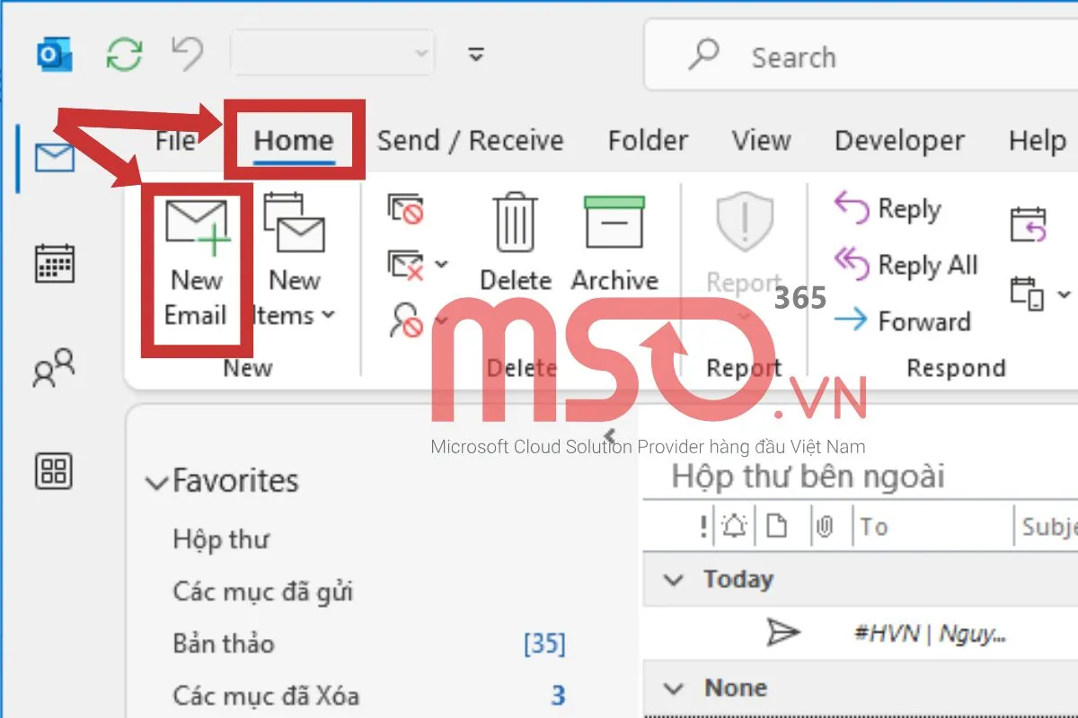 Hướng dẫn các cách sửa lỗi Outlook gửi mail vào Outbox