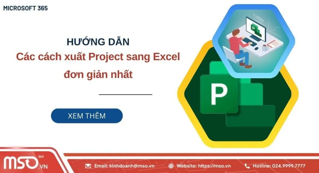 xuất project sang excel