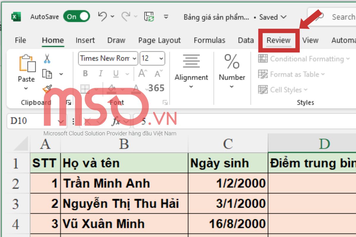 Các cách sửa lỗi Microsoft Excel Cannot Paste the data hiệu quả
