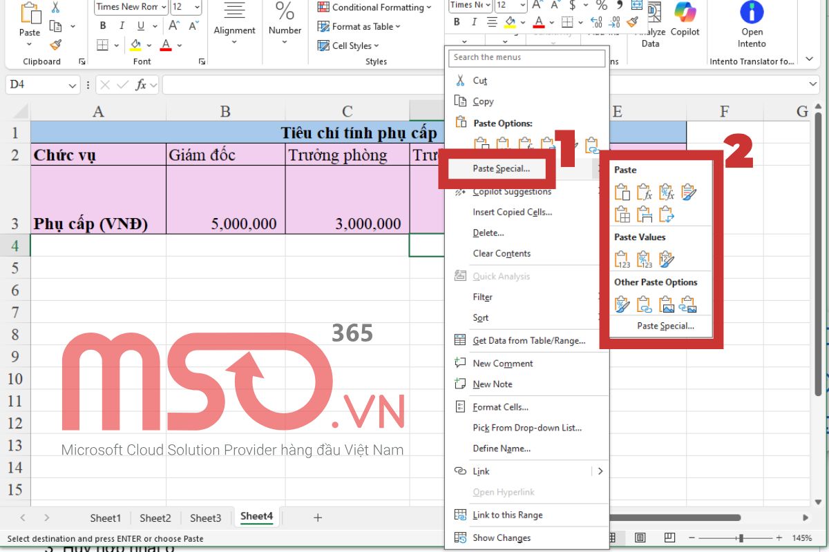 Các cách sửa lỗi Microsoft Excel Cannot Paste the data hiệu quả