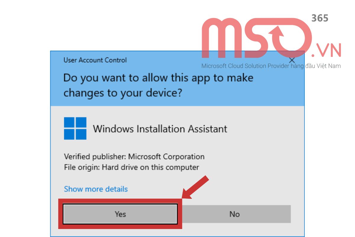 Cách update Win 10 lên Win 11 từ Windows 11 Installation Assistant