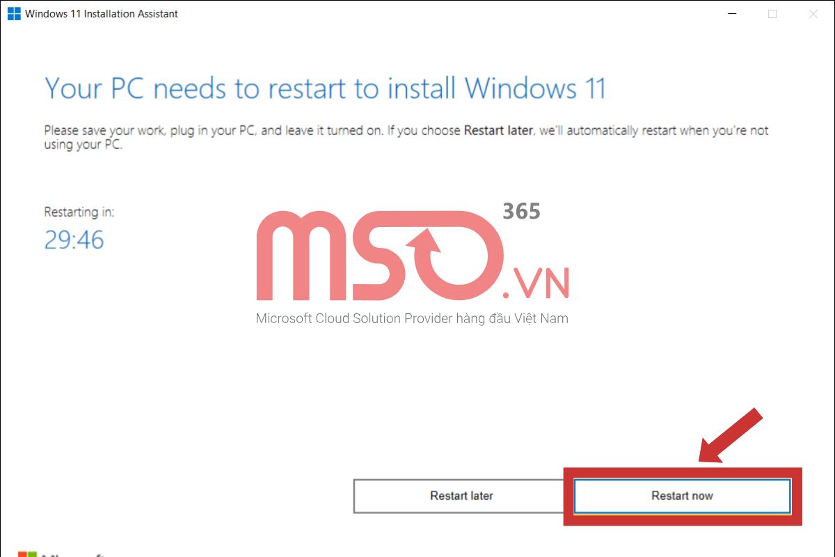Cách update Win 10 lên Win 11 từ Windows 11 Installation Assistant