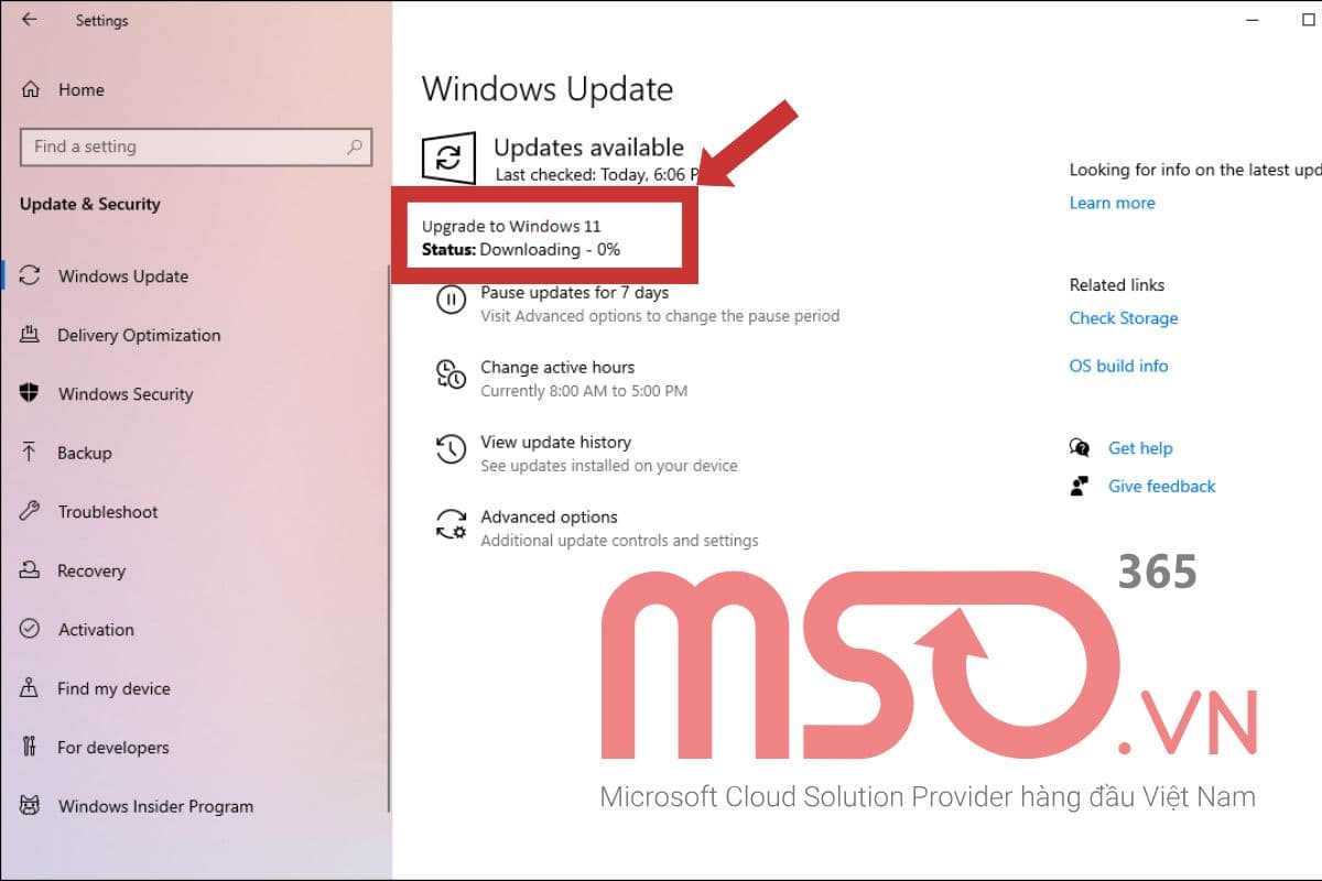 Cách update Windows 10 lên Windows 11 khi có thông báo