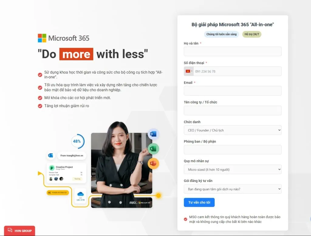 Đăng ký Email Doanh Nghiệp