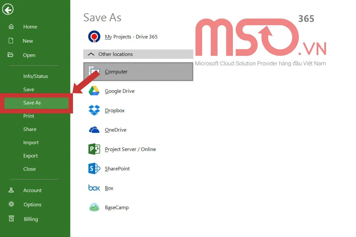 Hướng dẫn các cách xuất Project sang Excel đơn giản nhất