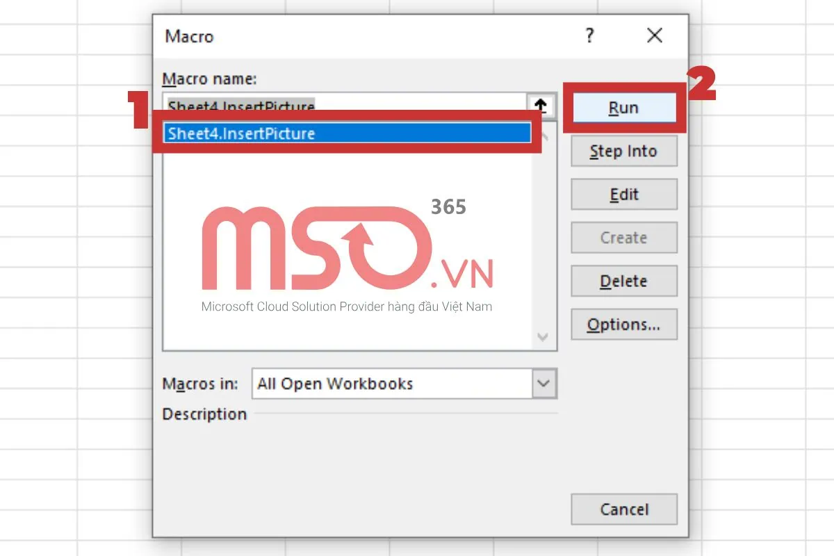 Hướng dẫn cách chèn hình vào Excel bằng VBA Excel