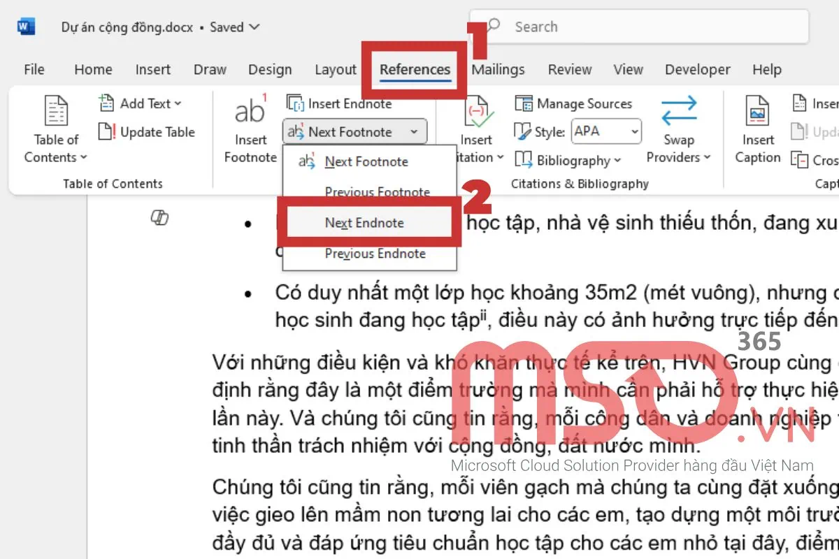 Hướng dẫn cách sử dụng Endnote trong Word chi tiết nhất