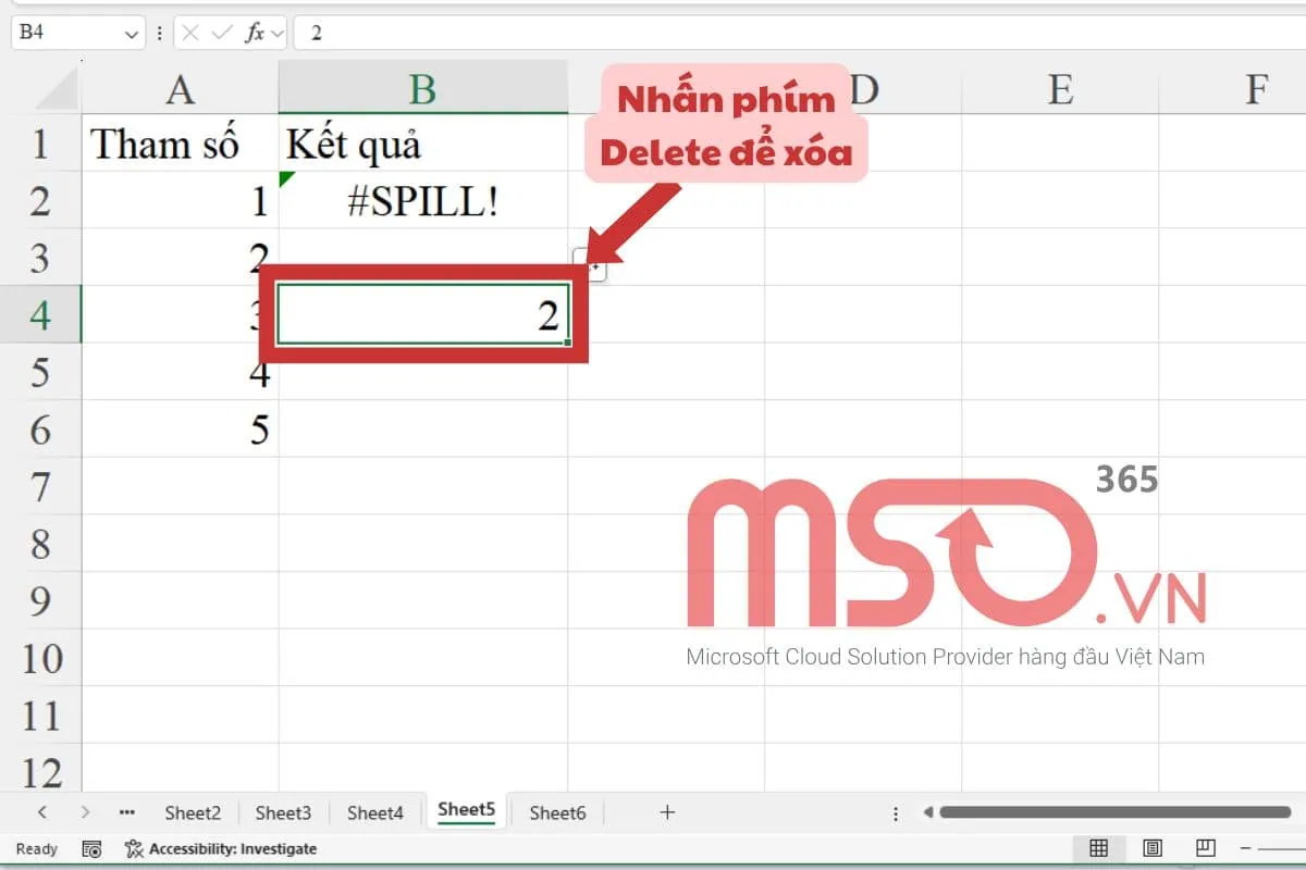 Lỗi #SPILL là lỗi gì trong Excel? Cách khắc phục hiệu quả