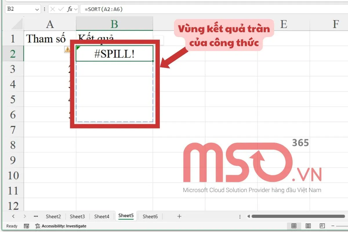 Lỗi #SPILL là lỗi gì trong Excel? Cách khắc phục hiệu quả