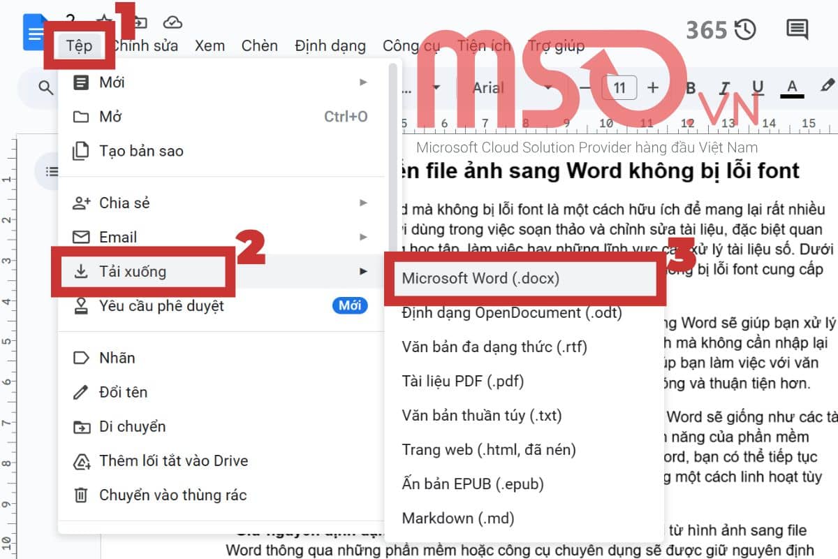 Các cách chuyển file ảnh sang Word không bị lỗi font