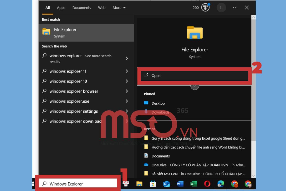 Các cách để truy cập vào Windows Explorer nhanh nhất