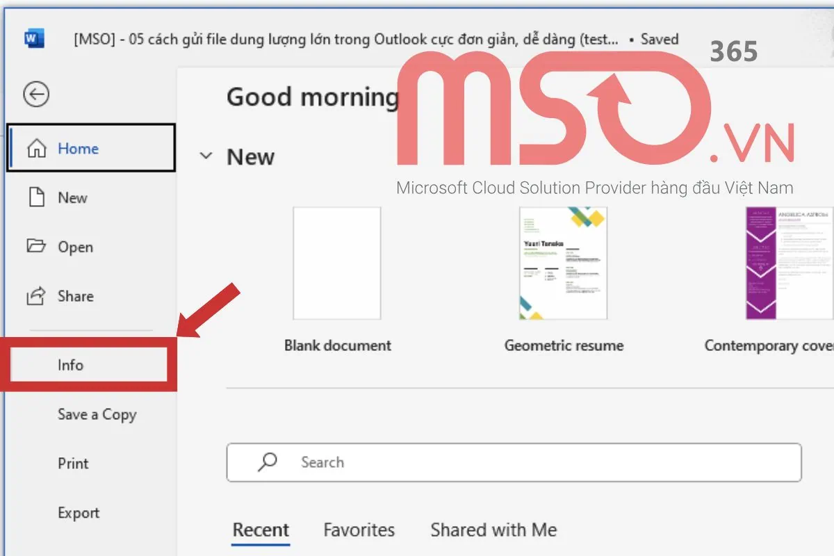 Cách lấy lại file Word chưa lưu, quên lưu đơn giản nhất
