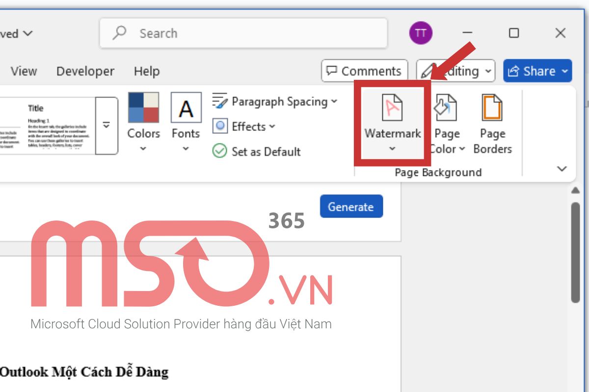 Các cách thêm Watermark trong Word nhanh chóng nhất