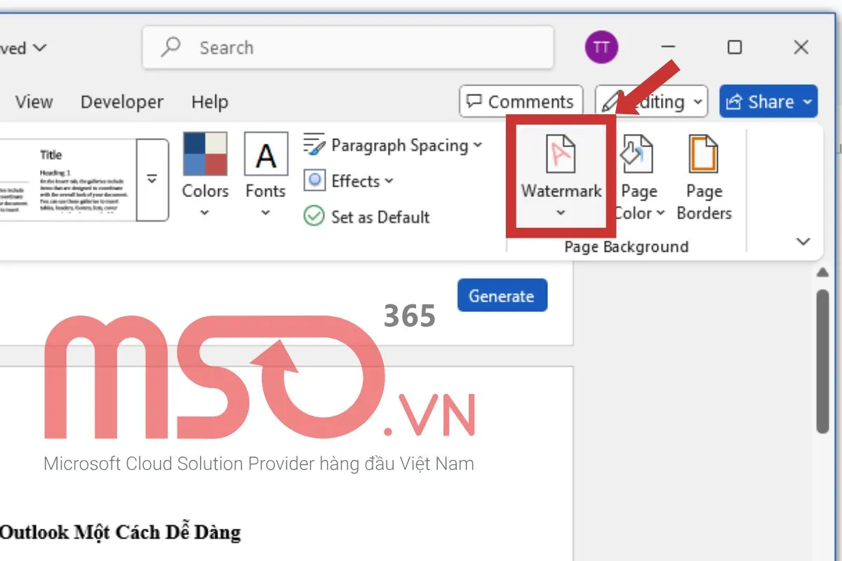 Các cách thêm Watermark trong Word nhanh chóng nhất