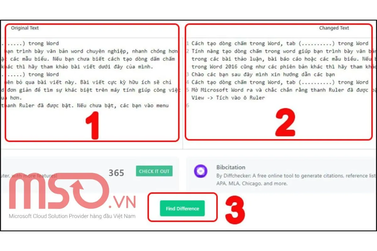 Các cách tìm điểm khác nhau giữa 2 file Word đơn giản nhất