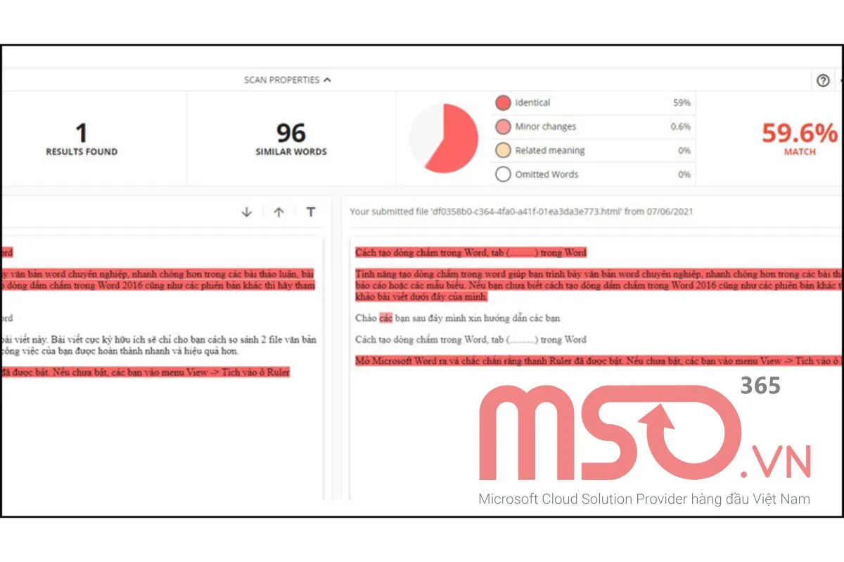Các cách tìm điểm khác nhau giữa 2 file Word đơn giản nhất
