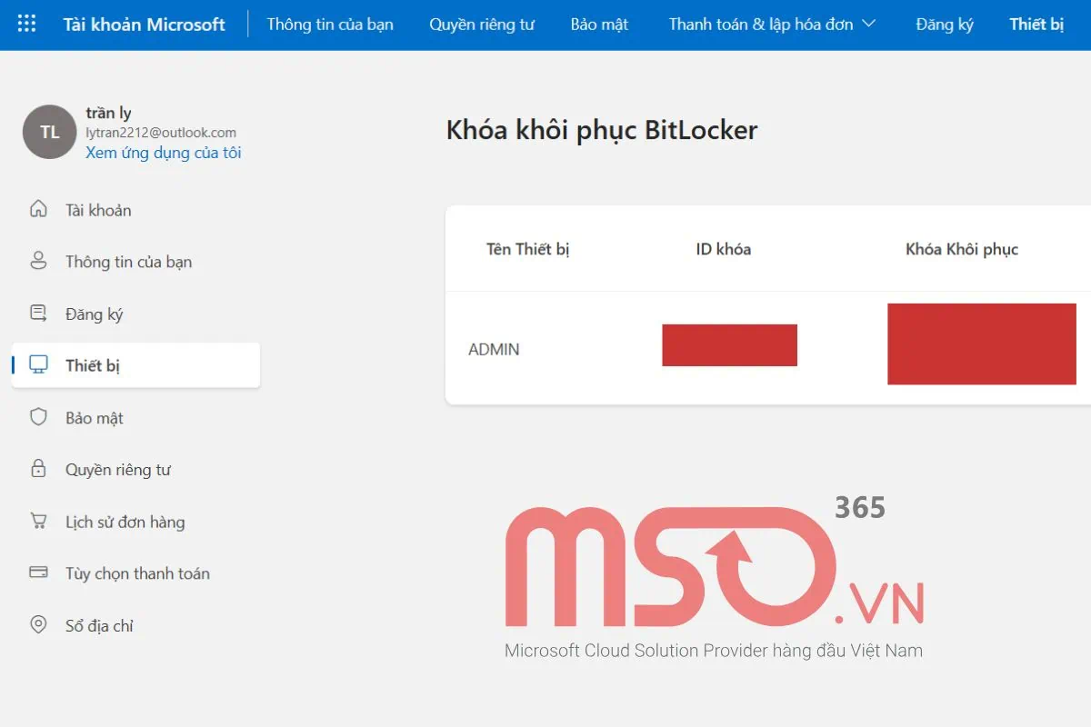 Các cách tìm khóa khôi phục BitLocker (BitLocker key)