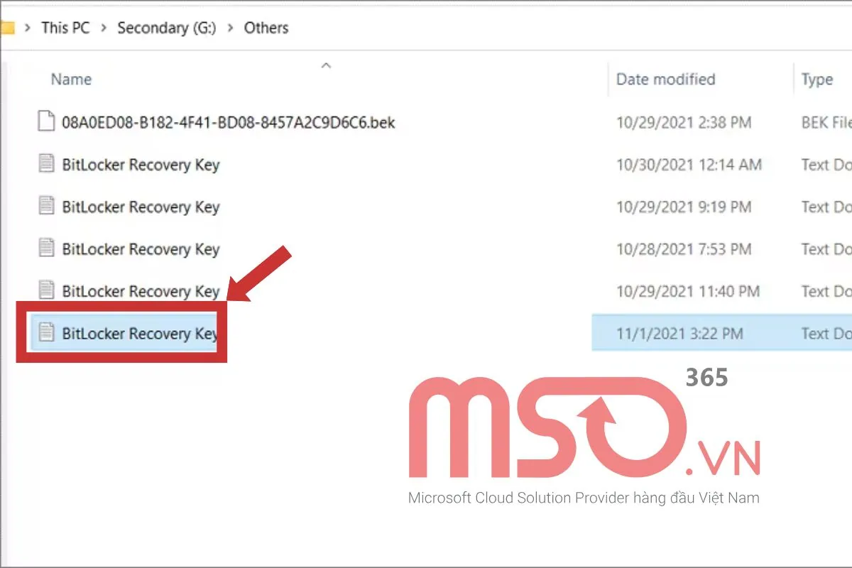 Các cách tìm khóa khôi phục BitLocker (BitLocker key)