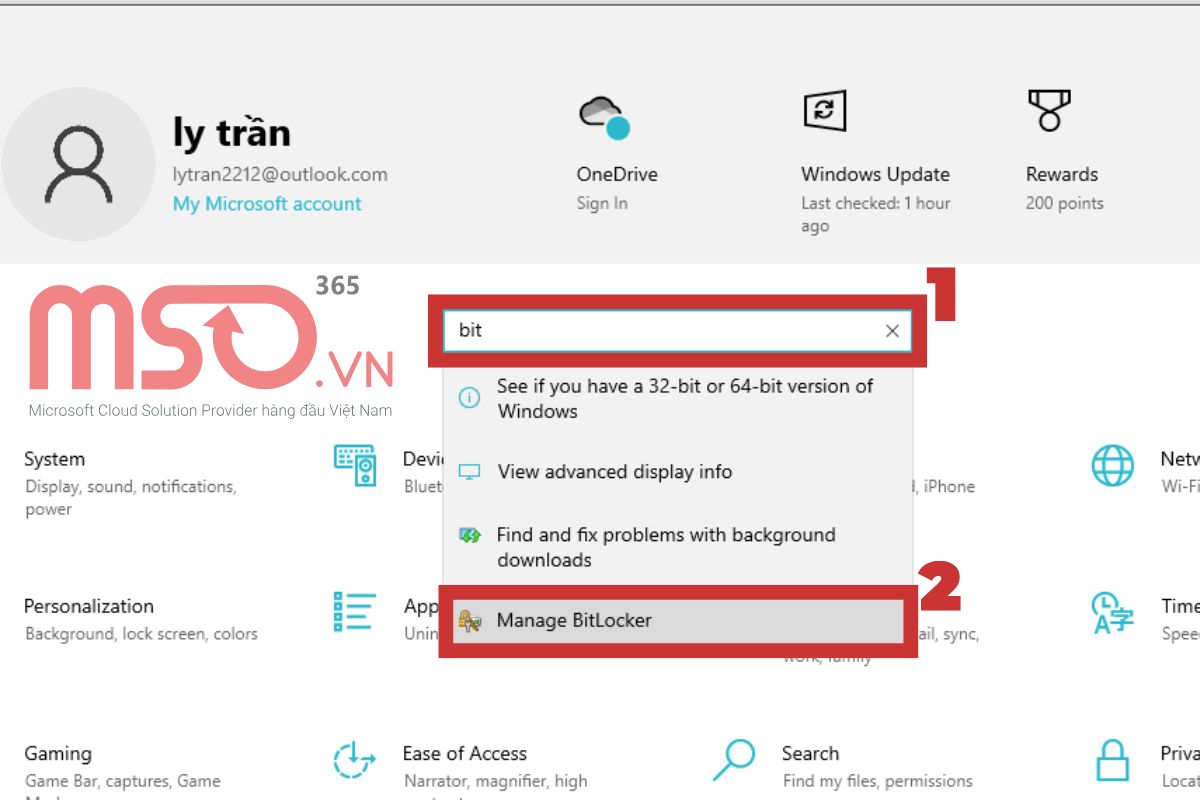 Cách bật, tắt BitLocker Win 10, 11 đơn giản