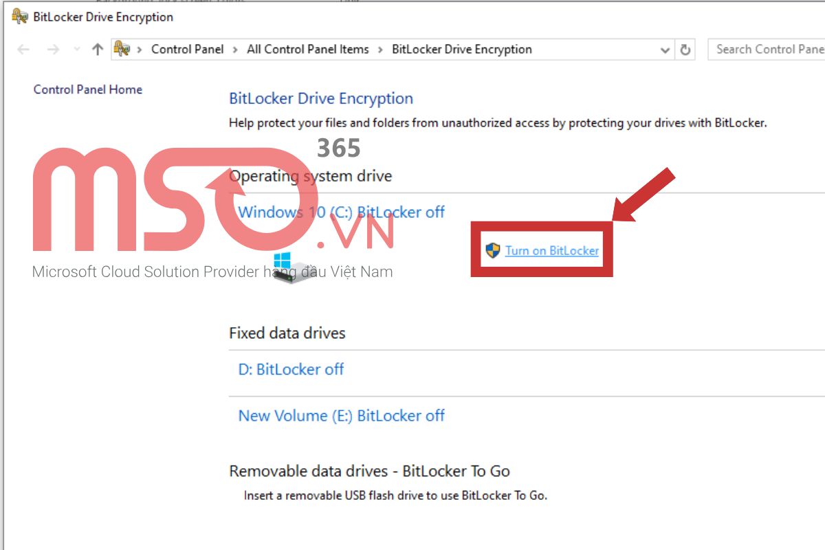 Cách bật, tắt BitLocker Win 10, 11 đơn giản