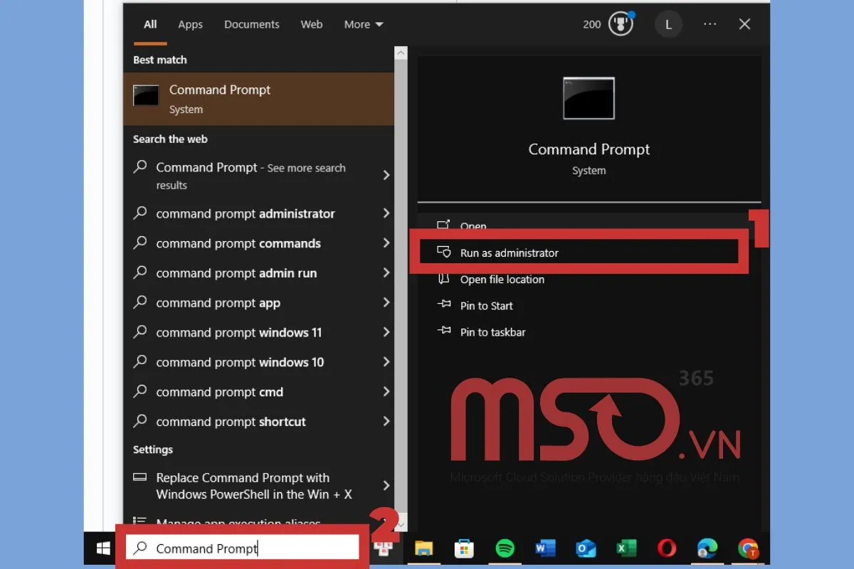 Cách mở khóa BitLocker Win 11/10 từ Command Prompt
