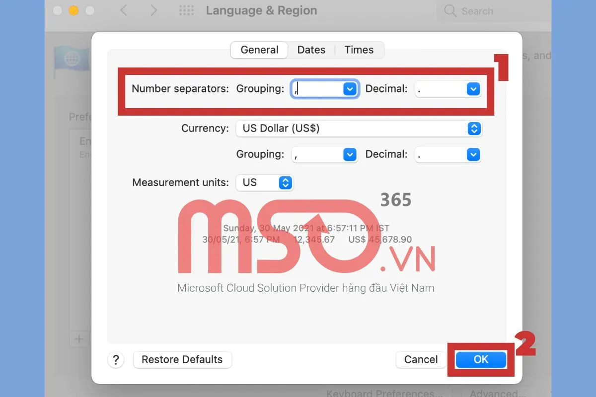 Hướng dẫn các cách đổi dấu phẩy thành dấu chấm trong Excel