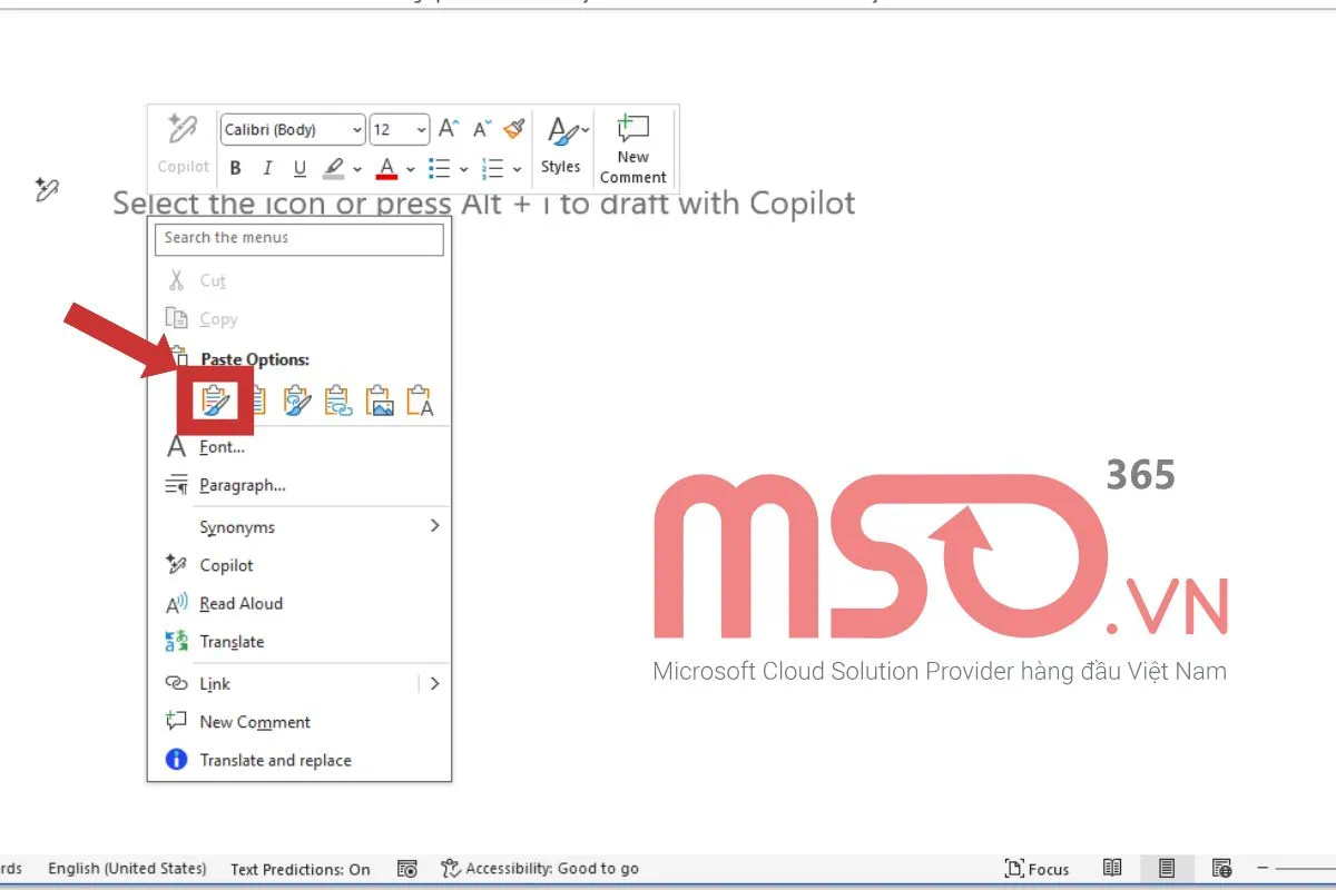 Cách chuyển Excel sang Word bằng lệnh Copy, Paste Special và AutoFit Word