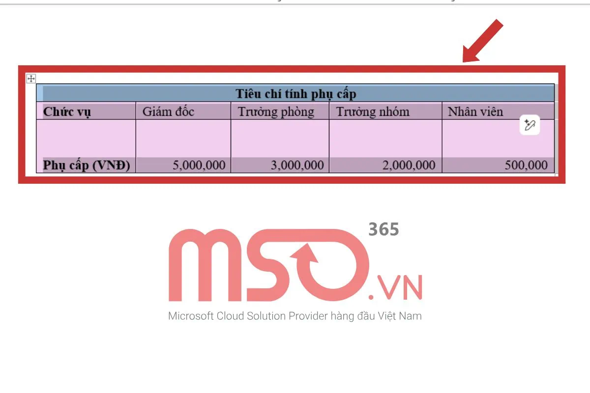 Cách chuyển Excel sang Word bằng lệnh Copy, Paste Special và AutoFit Word