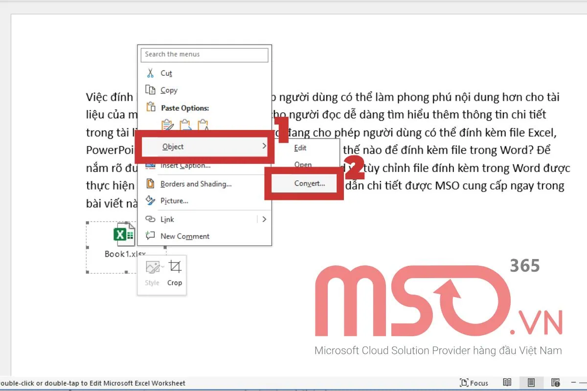 Hướng dẫn cách đính kèm file trong Word đơn giản nhất
