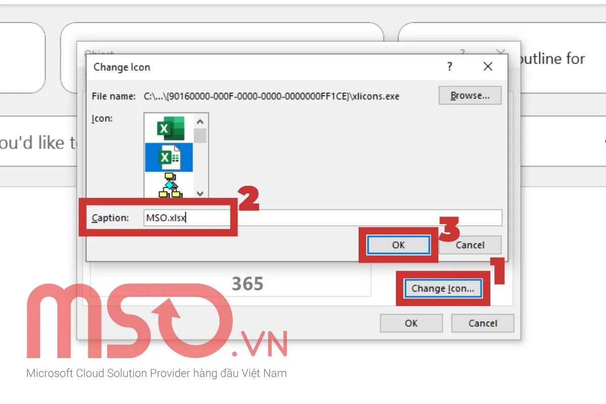 Cách đính kèm file trong Word với Word, Excel, PowerPoint