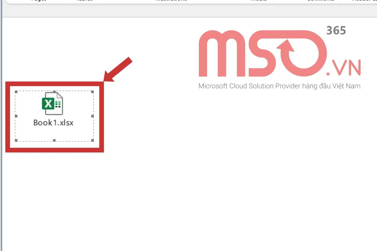 Cách đính kèm file trong Word với Word, Excel, PowerPoint