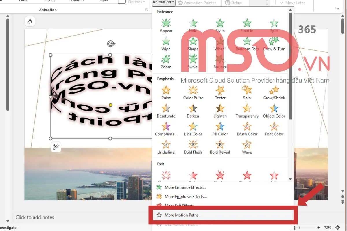 Cách làm chữ cong trong PowerPoint đơn giản và nhanh chóng