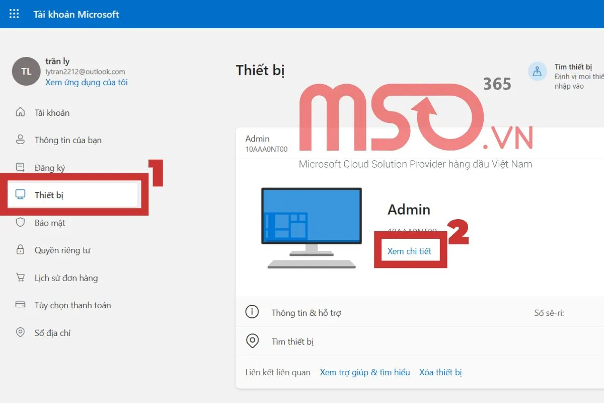 Cách tìm khóa BitLocker Recovery Key của ổ cứng