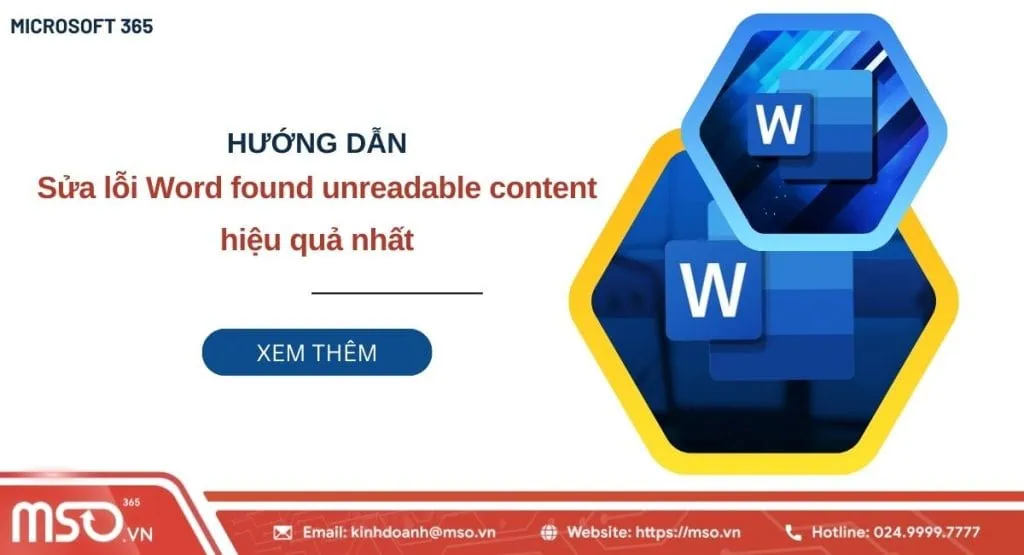 lỗi word found unreadable content