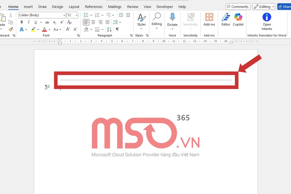 Hướng dẫn cách vẽ đường thẳng trong Word 2010, 2016, 2019,...