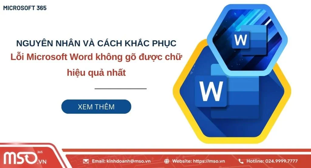 word không gõ được chữ