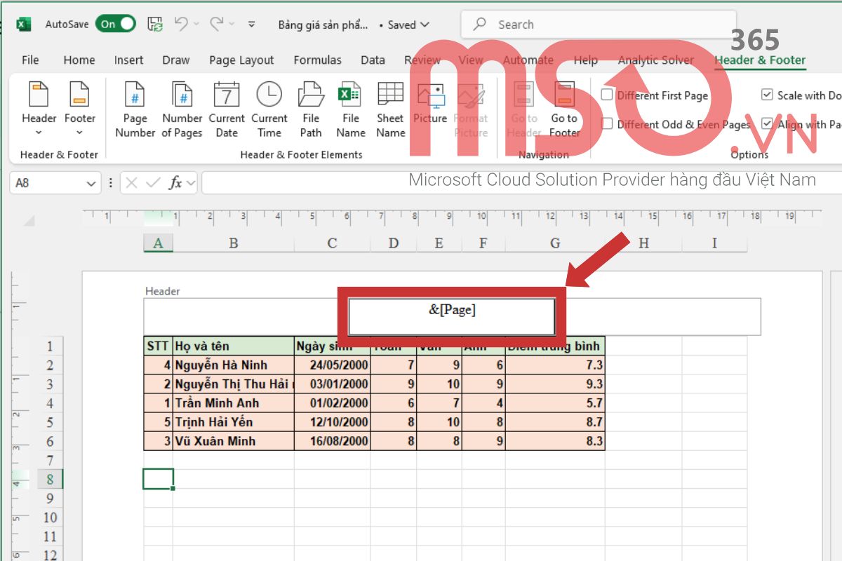 4 cách đánh số trang trong Excel theo ý muốn đơn giản nhất