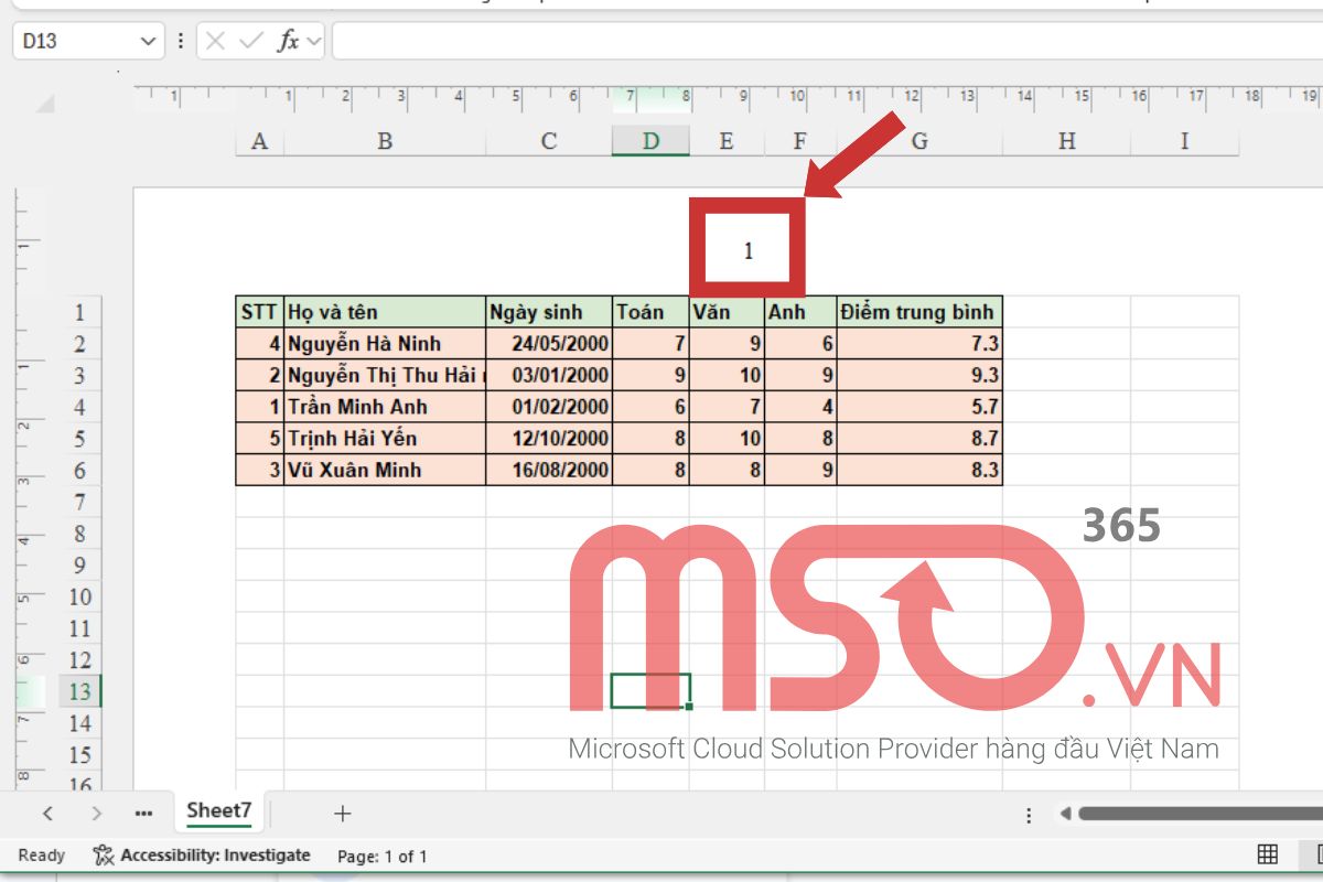 4 cách đánh số trang trong Excel tự động đơn giản nhất